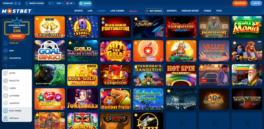 Mostbet Casino Tournaments and Promotions 1